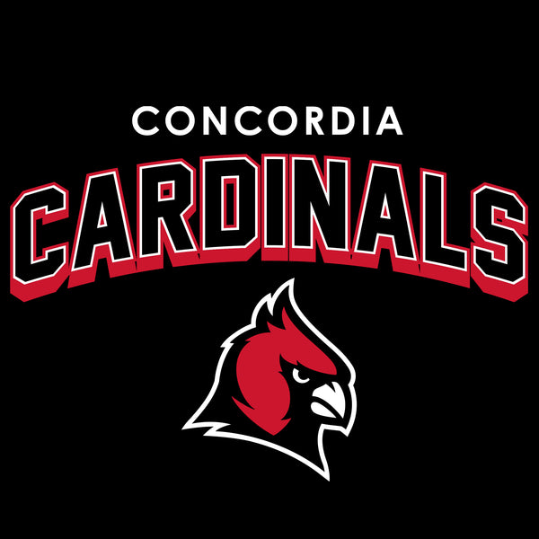 Concordia Cardinals Drop Shadow Crewneck - Black