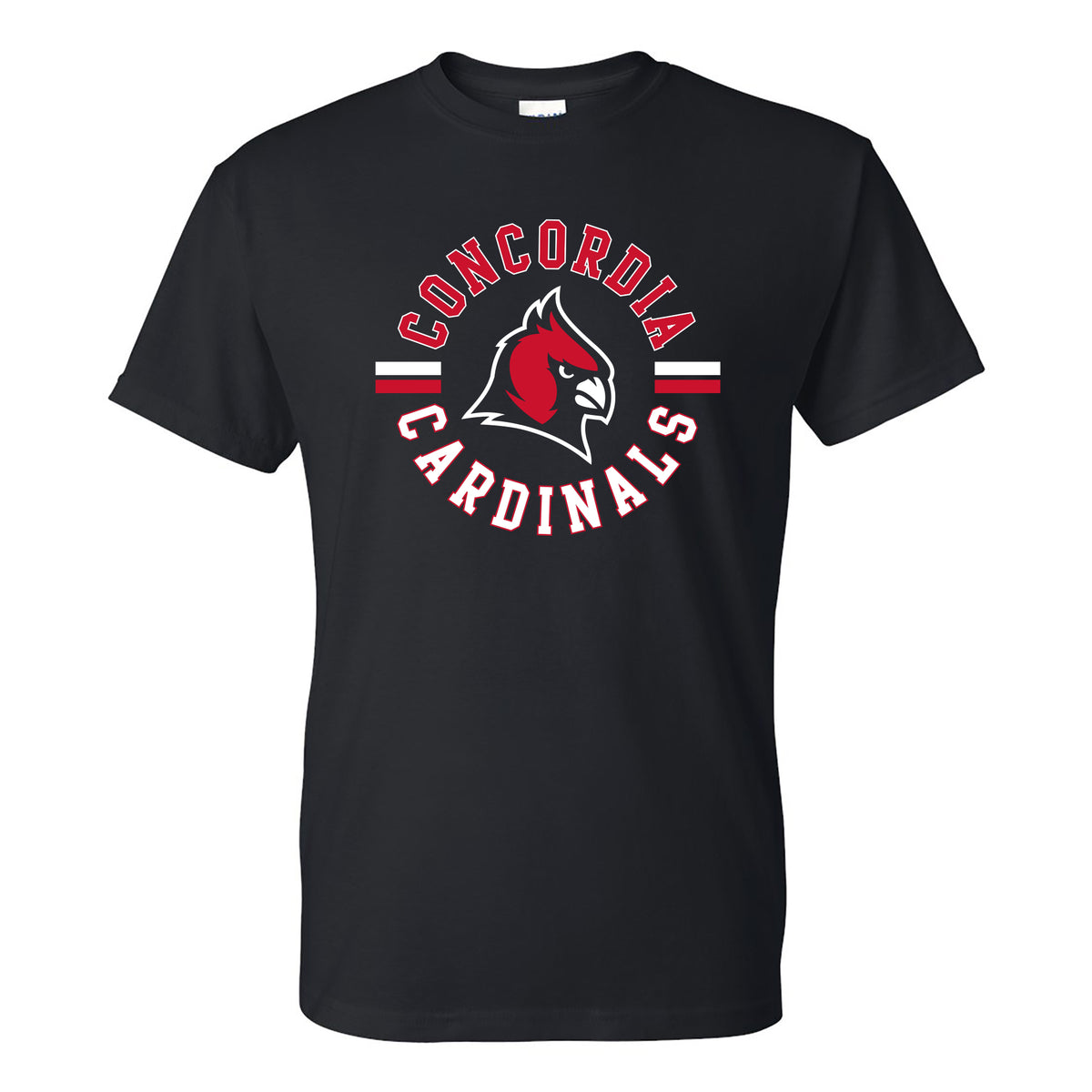 Concordia Cardinals Circle Logo Unisex T-Shirt - Black – Concordia