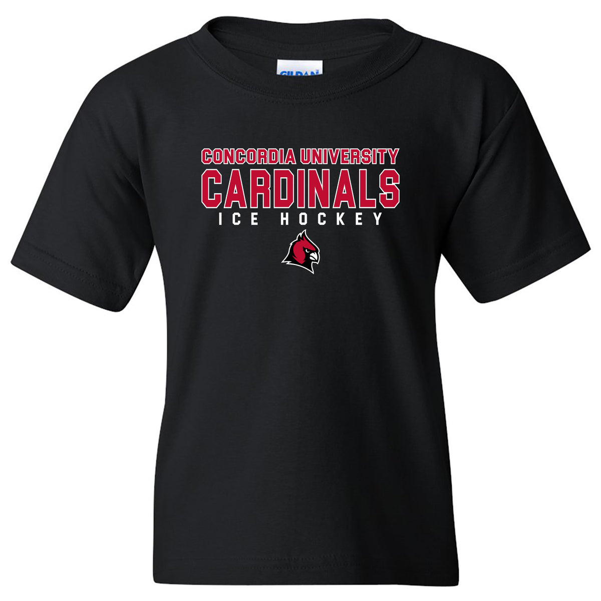 Concordia Ice Hockey Cardinal Head Youth T-Shirt - Black – Concordia Ann  Arbor