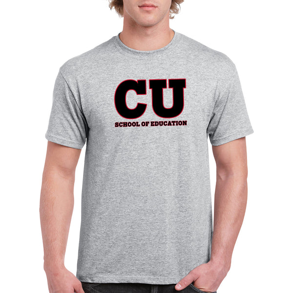 Concordia Cardinal Closet School of Education T-Shirt- Sport Grey