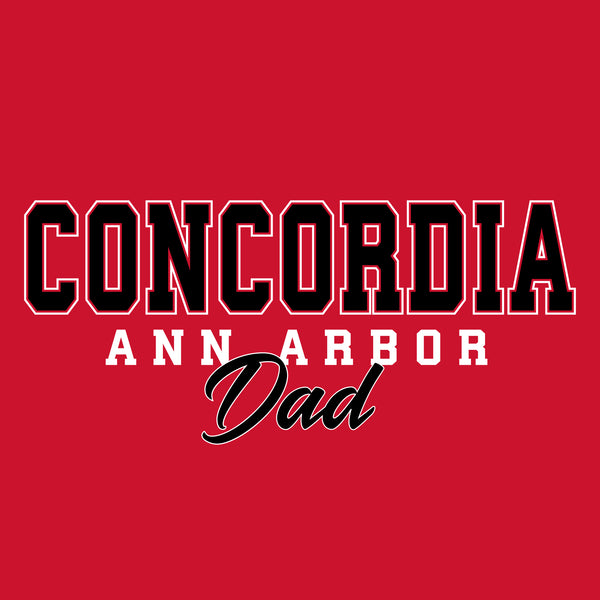 Concordia Dad T-shirt - Red