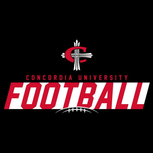 Concordia Football Hooded Sweatshirt - Black