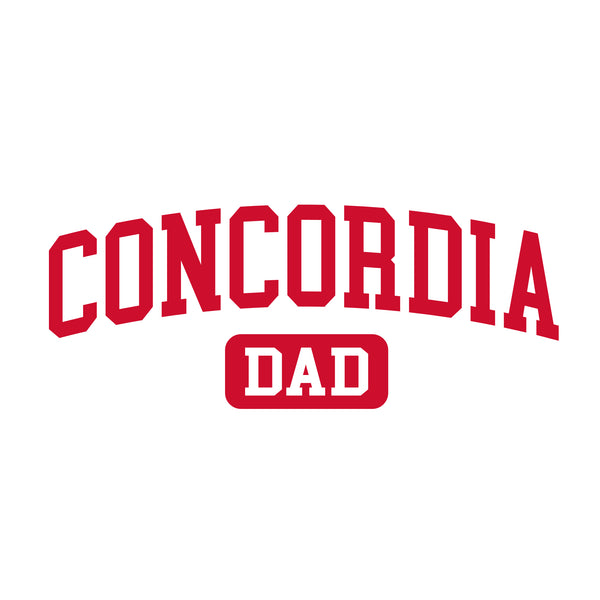 Concordia Cardinal Dad Crewneck Sweatshirt - White
