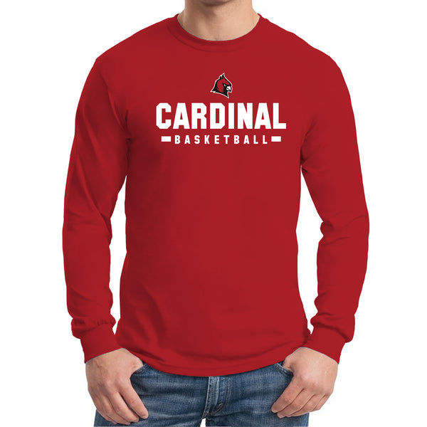 Concordia Cardinals Basketball Longsleeve T-Shirt - Red