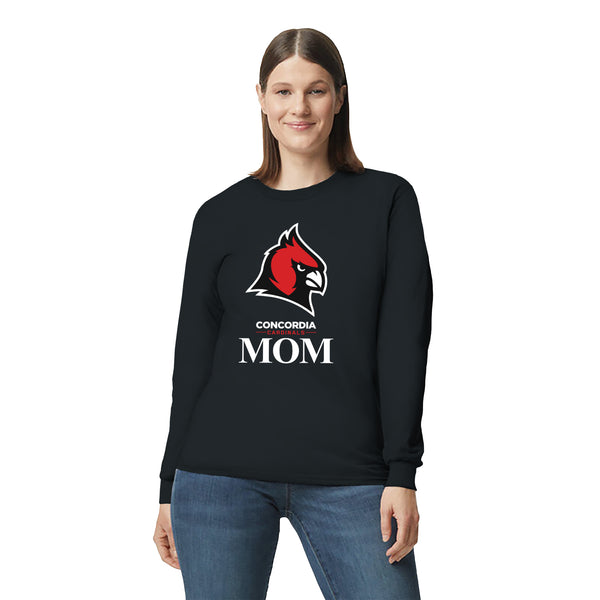 Concordia Cardinals Mom Unisex Longsleeve T-Shirt - Black