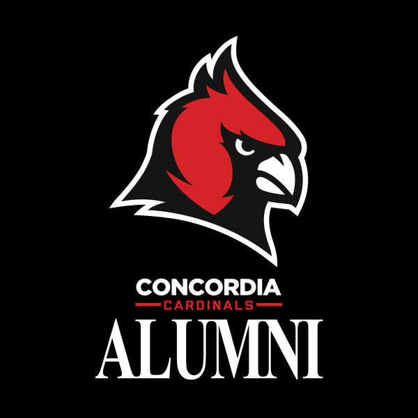 Concordia Cardinals Alumni Unisex Longsleeve T-Shirt - Black
