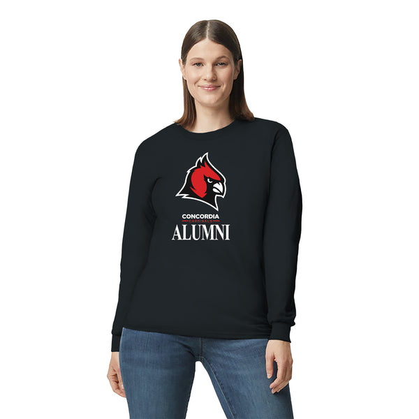 Concordia Cardinals Alumni Unisex Longsleeve T-Shirt - Black