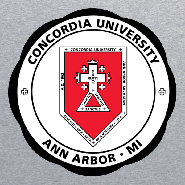 Concordia University Seal Crewneck - Sport Grey