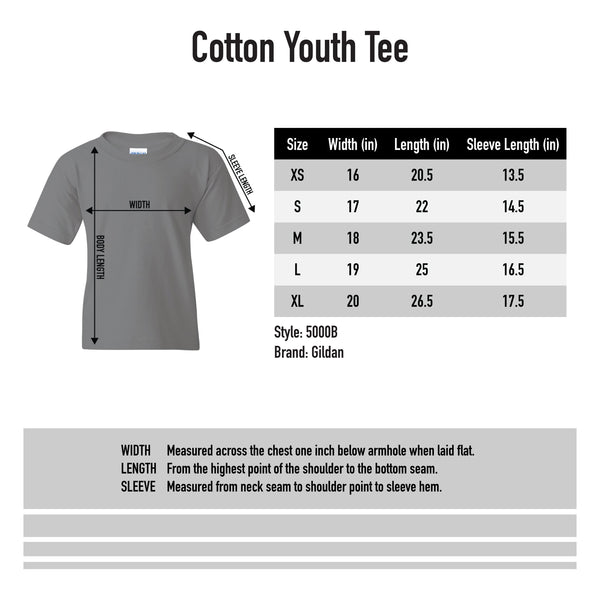 Concordia Soccer Cardinal Head Youth T-Shirt - Black