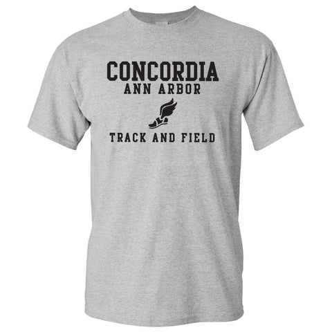 Concordia Track And Field T-Shirt - Sport Grey