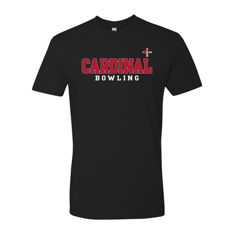 Cardinal Cross Bowling T-Shirt - Black