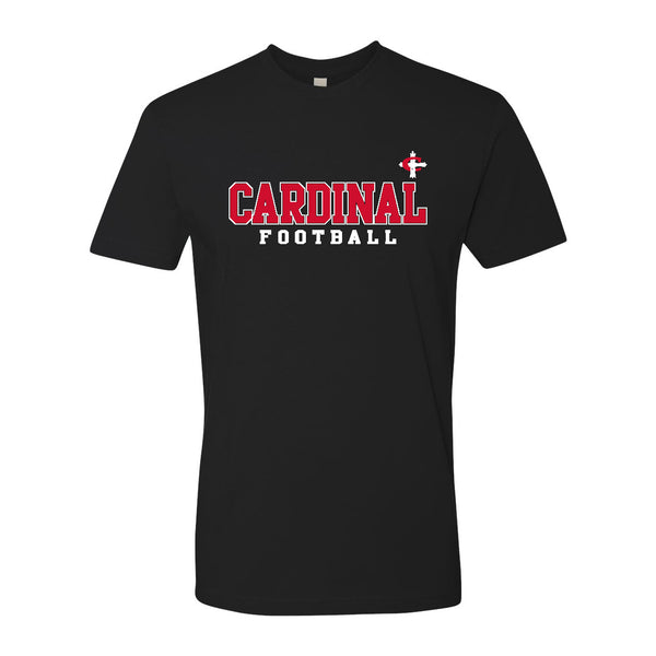 Cardinal Cross Football T-Shirt - Black