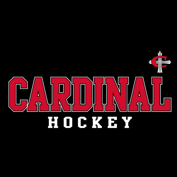 Cardinal Cross Hockey T-Shirt - Black