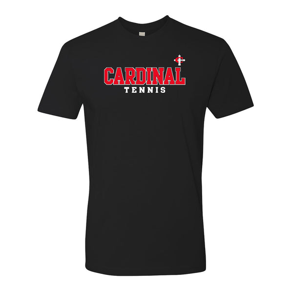 Cardinal Cross Tennis T-Shirt - Black