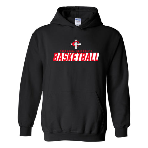 CUAA Cardinal Cross Basketball Hoodie - Black