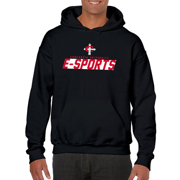 CUAA Cardinal Cross E-Sports Hoodie - Black