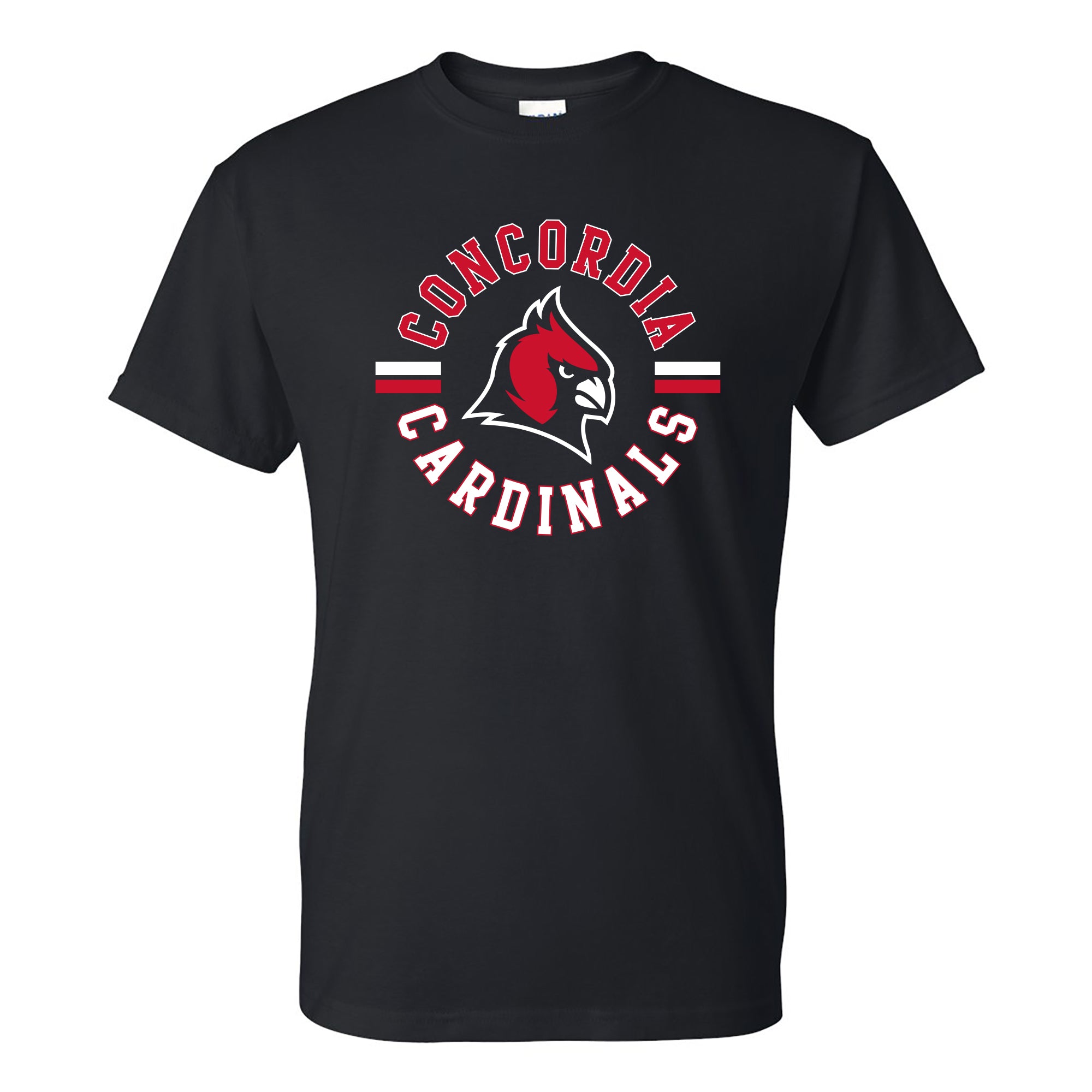 Concordia Cardinals Circle Logo Unisex T-Shirt - Black – Concordia Ann Arbor