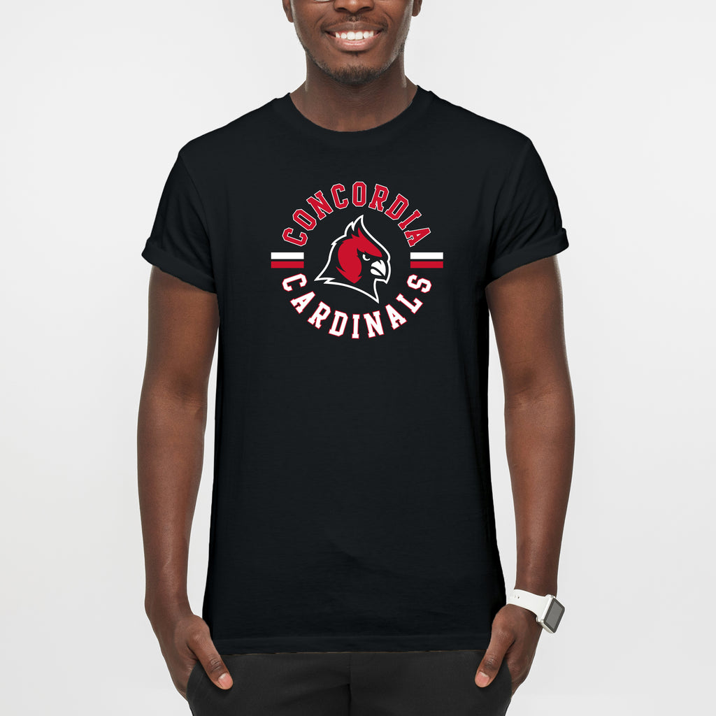 Concordia Cardinals Circle Logo Unisex T-Shirt - Black – Concordia Ann Arbor