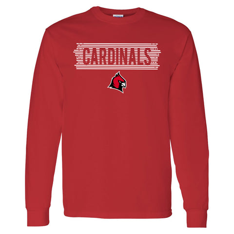 Concordia Cardinal Head Long Sleeve T-Shirt - Red