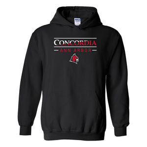 Concordia Two-Tone Hooded Sweatshirt - Black
