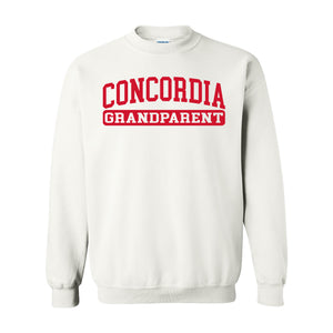 Concordia Cardinal Grandparent Crewneck Sweatshirt - White