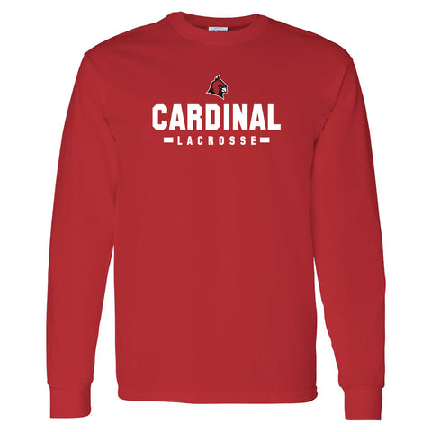 Concordia Cardinals Lacrosse Longsleeve T-Shirt - Red