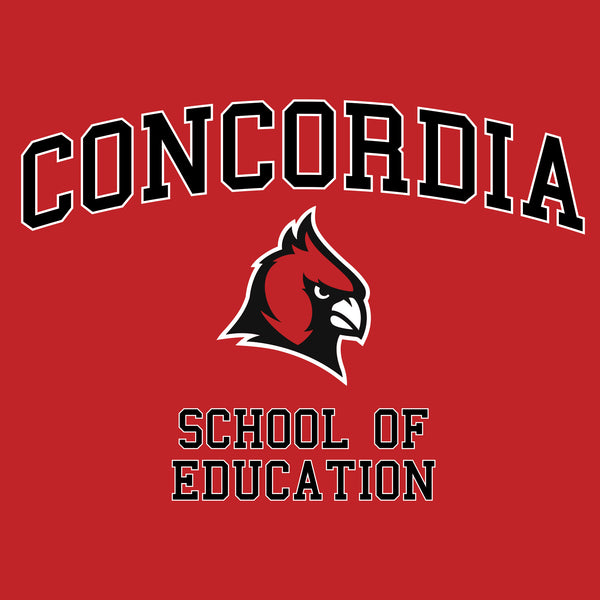 Concordia School of Education Arch Longsleeve T-Shirt - Red