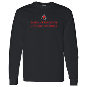 Concordia School of Education Longsleeve T-Shirt - Black