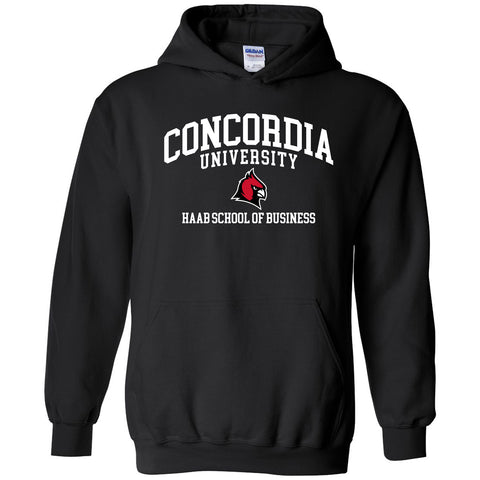 Concordia Habb School of Business Hooded Sweatshirt - Black