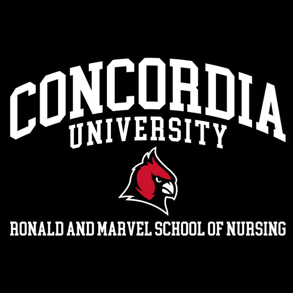 Concordia Ronald and Marvel School of Nursing Hooded Sweatshirt - Black