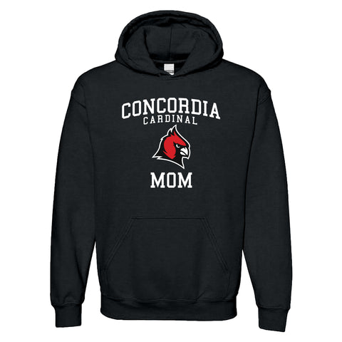 Concordia Cardinal Mom Hooded Sweatshirt - Black