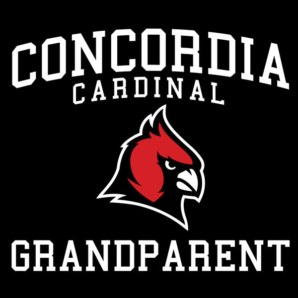 Concordia Cardinal Grandparent Hooded Sweatshirt - Black