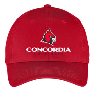 Concordia Cardinals Head Hat - Red