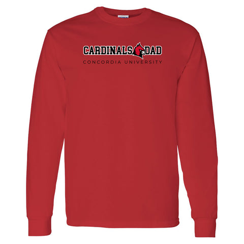 Cardinals Dad Longsleeve T-Shirt - Red
