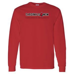Cardinals Mom Longsleeve T-Shirt - Red