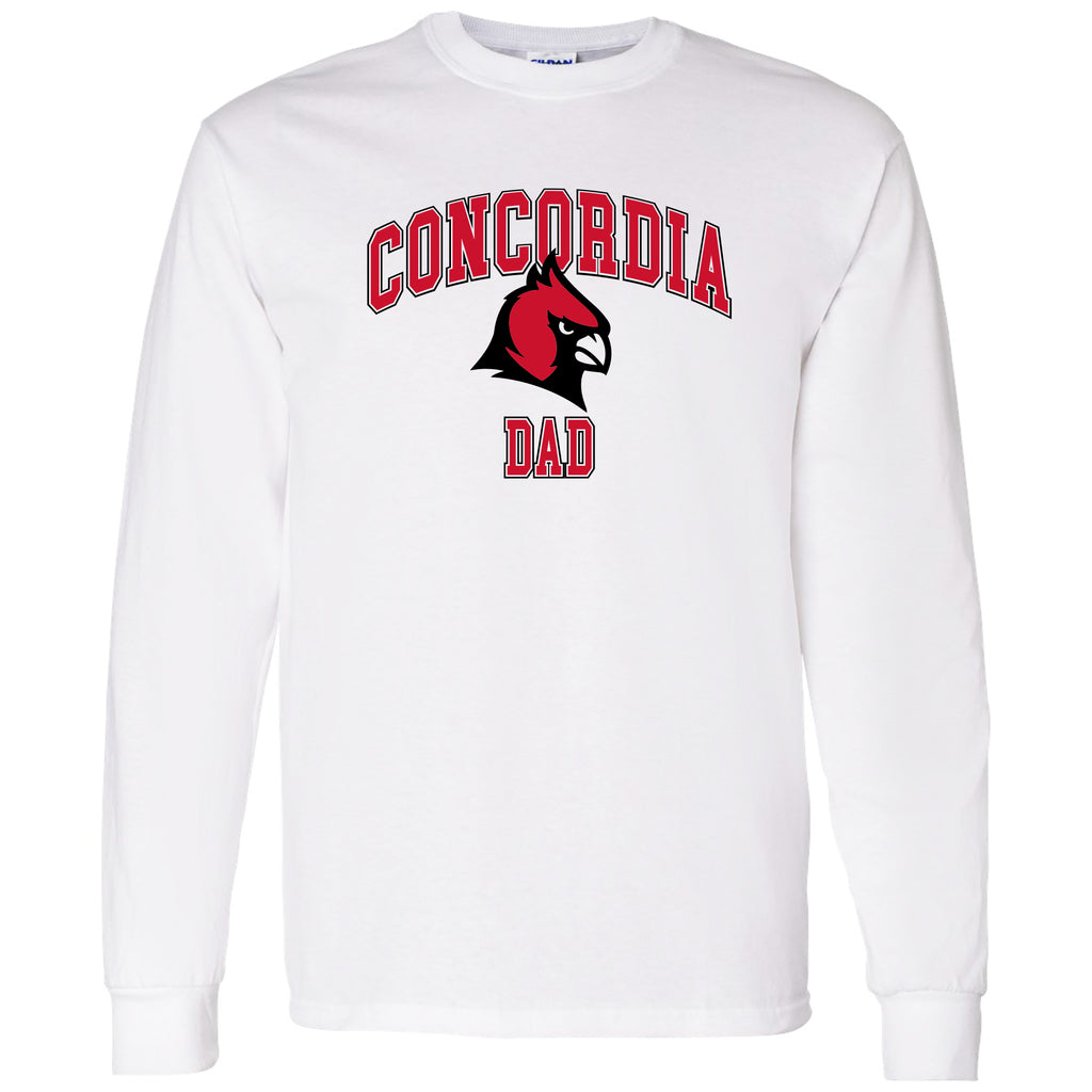 Cardinals Dad Basic Arch Longsleeve T-Shirt - White – Concordia