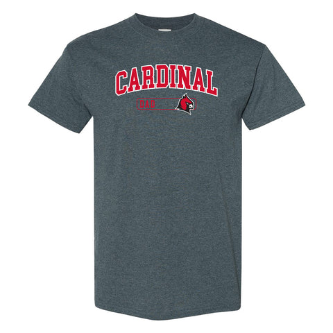 Cardinals Dad Arch Unisex T-Shirt - Dark Heather