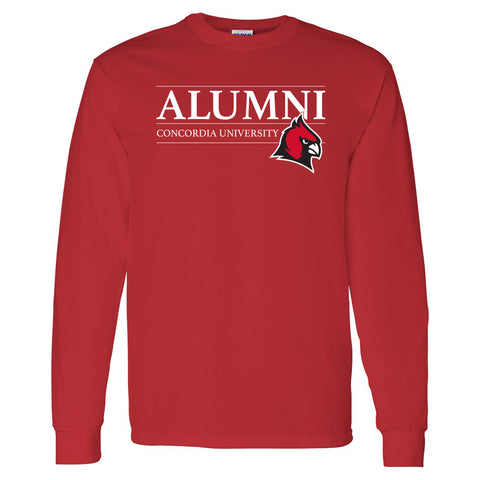 Concordia Alumni Classic Longsleeve T-Shirt - Red
