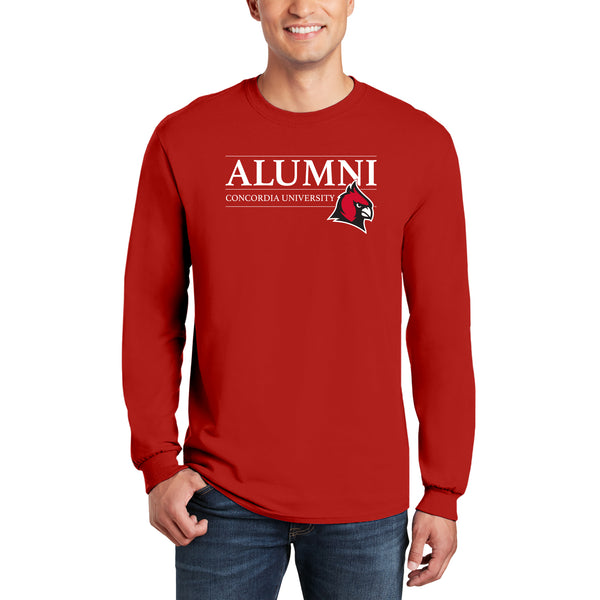 Concordia Alumni Classic Longsleeve T-Shirt - Red
